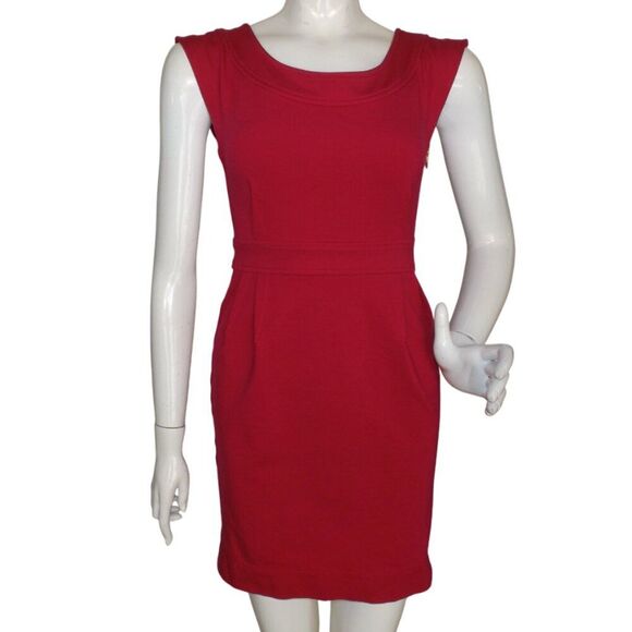 MARC MARC JACOBS Dress, XS, Berry/Magenta, Short, Cut out back, Sleeveless - Picture 1 of 15